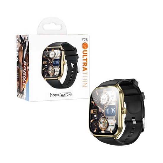 Smartwatch Hoco Y28 Smart Sports 1,96" (versão de chamada) Dourado Smartwatch Hoco Y28 Smart Sports 1,96" (versão de chamada) Dourado