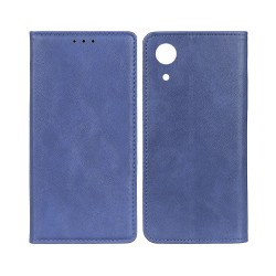 LEATHER FLIP COVER WITH INTERNAL POCKET FOR SAMSUNG GALAXY A03 CORE BLUE LEATHER FLIP COVER WITH INTERNAL POCKET FOR SAMSUNG GALAXY A03 CORE BLUE