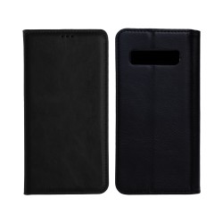 Leather Flip Cover with Internal Pocket for Samsung Galaxy S10 Black Leather Flip Cover with Internal Pocket for Samsung Galaxy S10 Black