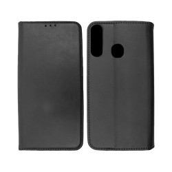 Leather Flip Cover with Internal Pocket For Huawei P30 Lite Black Leather Flip Cover with Internal Pocket For Huawei P30 Lite Black