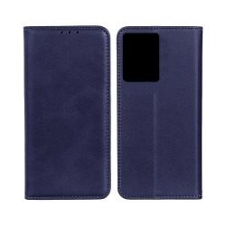 Leather Flip Cover with Internal Pocket for Oppo A77 5g Blue Leather Flip Cover with Internal Pocket for Oppo A77 5g Blue