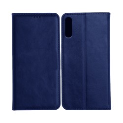 Leather Flip Cover with Internal Pocket For Samsung Galaxy A50 5G Blue Leather Flip Cover with Internal Pocket For Samsung Galaxy A50 5G Blue