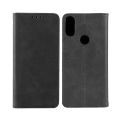 Leather Flip Cover with Internal Pocket For Huawei P Smart 2019 Black Leather Flip Cover with Internal Pocket For Huawei P Smart 2019 Black