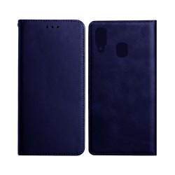 Capa Flip de Couro com Bolso Interno para Samsung Galaxy A40 Azul Capa Flip de Couro com Bolso Interno para Samsung Galaxy A40 Azul
