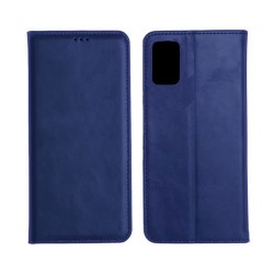 Capa Flip de Couro com Bolso Interno para Samsung Galaxy A51 Azul Capa Flip de Couro com Bolso Interno para Samsung Galaxy A51 Azul