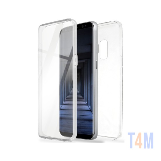 Capa de Silicone 360º para Samsung Galaxy S9 Transparente