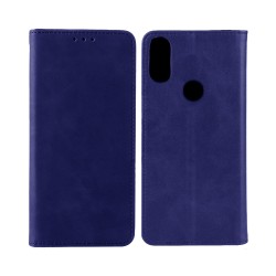 Capa Flip de Couro com Bolso Interno para Huawei P Smart 2019 Azul Capa Flip de Couro com Bolso Interno para Huawei P Smart 2019 Azul