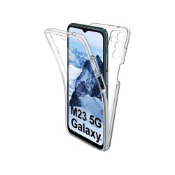 Capa de Silicone 360º para Samsung Galaxy M23 Transparente Capa de Silicone 360º para Samsung Galaxy M23 Transparente