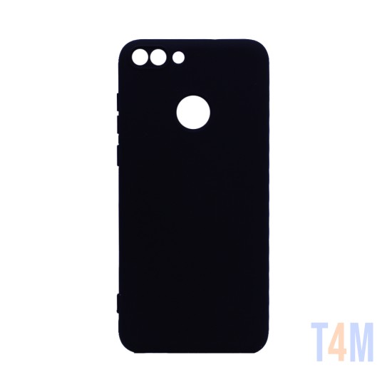 Silicone Case with Camera Sheild For Huawei P Smart Black