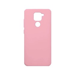 Capa de Silicone para Xiaomi Redmi Note 9 Rosa Capa de Silicone para Xiaomi Redmi Note 9 Rosa