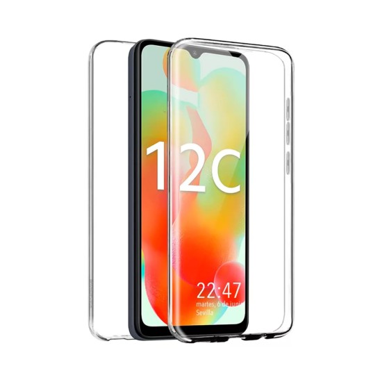 360º Silicon Case for Xiaomi Redmi 12c Transparent