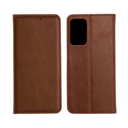 Leather Flip Cover with Internal Pocket For Samsung Galaxy A52/A52S Brown Leather Flip Cover with Internal Pocket For Samsung Galaxy A52/A52S Brown