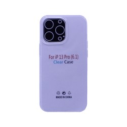 Capa de Silicone Macio para Apple iPhone 13 Pro Transparente Capa de Silicone Macio para Apple iPhone 13 Pro Transparente