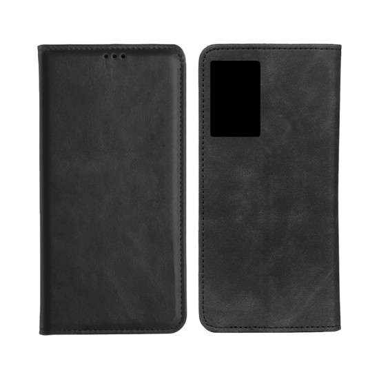 Leather Flip Cover with Internal Pocket for Oppo A57 4g/A77 4g/A57S 4g Black Leather Flip Cover with Internal Pocket for Oppo A57 4g/A77 4g/A57S 4g Black