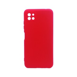Capa de Silicone com Moldura de Câmera para Samsung Galaxy A22 5g Vermelho Capa de Silicone com Moldura de Câmera para Samsung Galaxy A22 5g Vermelho