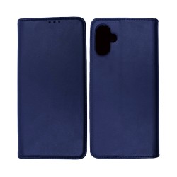 Capa Flip de Couro com Bolso Interno para Samsung Galaxy A05 Azul Capa Flip de Couro com Bolso Interno para Samsung Galaxy A05 Azul