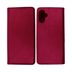 Capa Flip de Couro com Bolso Interno para Samsung Galaxy A05 Vermelho Capa Flip de Couro com Bolso Interno para Samsung Galaxy A05 Vermelho