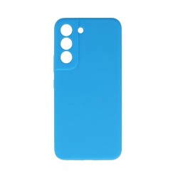 Capa de Silicone com Moldura de Câmera para Samsung Galaxy S22 Plus Azul Capa de Silicone com Moldura de Câmera para Samsung Galaxy S22 Plus Azul