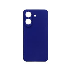 Soft Silicone Case with Camera Shield for Xiaomi Redmi 13C/Poco C65 Blue Soft Silicone Case with Camera Shield for Xiaomi Redmi 13C/Poco C65 Blue