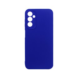 Capa de Silicone com Moldura de Câmera para Samsung Galaxy A14 Azul Capa de Silicone com Moldura de Câmera para Samsung Galaxy A14 Azul
