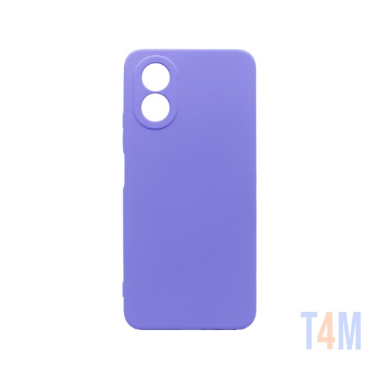 Silicone Case with Camera Sheild for Oppo A38 4G/A18 Purple