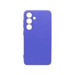 Capa de Silicone com Moldura de Câmera para Samsung Galaxy S24 Plus Roxo Capa de Silicone com Moldura de Câmera para Samsung Galaxy S24 Plus Roxo