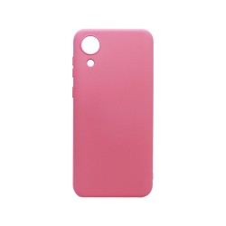 Capa de Silicone com Moldura de Câmera para Samsung Galaxy A04 Core Rosa Capa de Silicone com Moldura de Câmera para Samsung Galaxy A04 Core Rosa