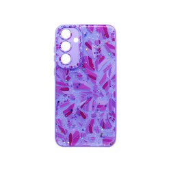 Capa Silicone Designer para Samsung Galaxy A55 5G Roxo Capa Silicone Designer para Samsung Galaxy A55 5G Roxo