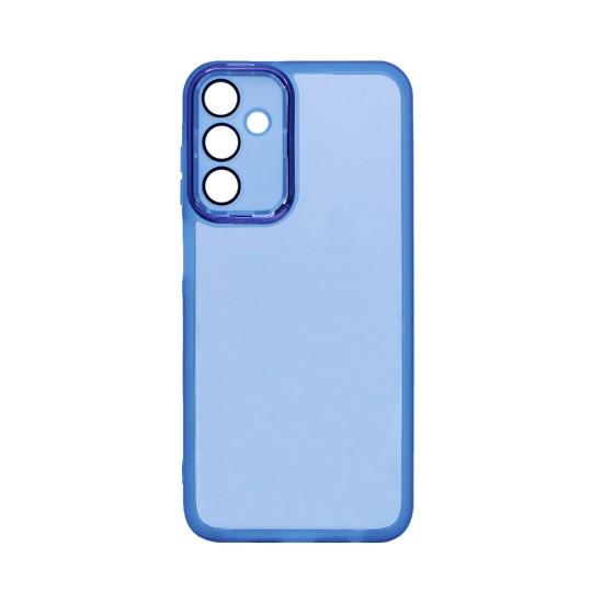 Transparent Silicone Case with Camera shield for Samsung Galaxy A05S Blue Transparent Silicone Case with Camera shield for Samsung Galaxy A05S Blue