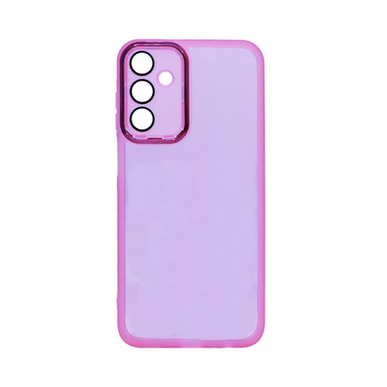 Transparent Silicone Case with Camera shield for Samsung Galaxy A15 4G/5G Pink Transparent Silicone Case with Camera shield for Samsung Galaxy A15 4G/5G Pink