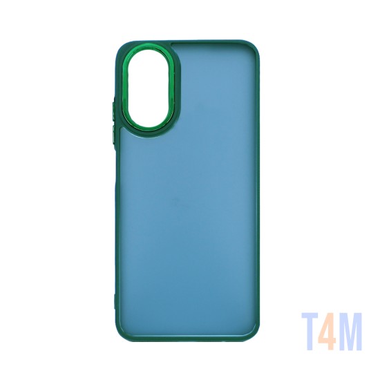 Transparent Silicone Case for Oppo A17 Green