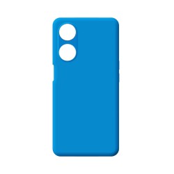 Capa de Silicone com Moldura de Câmera para Oppo A58 5G/A78 5G Azul Capa de Silicone com Moldura de Câmera para Oppo A58 5G/A78 5G Azul