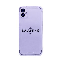 Capa de Silicone Dura com Moldura de Câmera para Samsung Galaxy A05 4G Transparente Capa de Silicone Dura com Moldura de Câmera para Samsung Galaxy A05 4G Transparente
