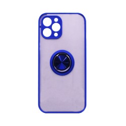 Case with Support Ring for Apple iPhone 11 Pro Max Smoked Blue Case with Support Ring for Apple iPhone 11 Pro Max Smoked Blue