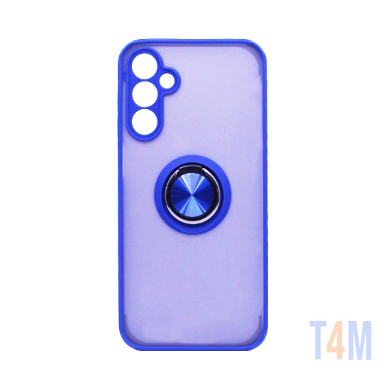 Capa com Anel de Suporte para Samsung Galaxy A05S 4G Azul Fumado