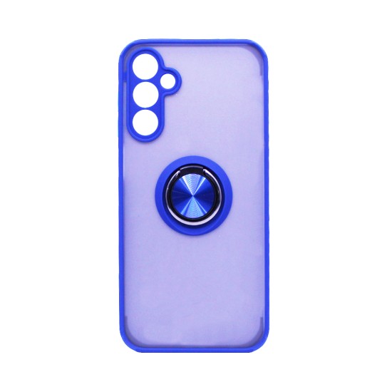 Case with Support Ring for Samsung Galaxy A55 5G Smoked Blue Case with Support Ring for Samsung Galaxy A55 5G Smoked Blue