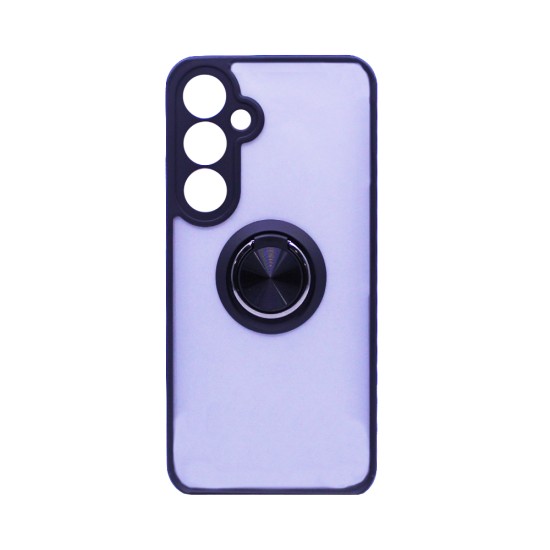 Case with Support Ring for Samsung Galaxy S24 Plus Smoked Black