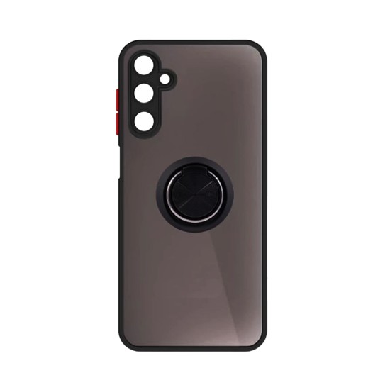 Case with Support Ring for Samsung Galaxy A35 5G Smoked Black Case with Support Ring for Samsung Galaxy A35 5G Smoked Black