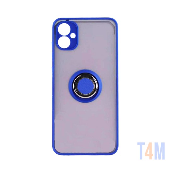 Case with Support Ring for Samsung Galaxy A05 4G Smoked Blue