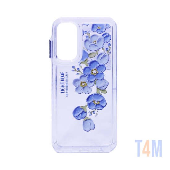 Capa Duro Designer para Samsung Galaxy A15 4G/5G Azul claro