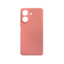 Capa de Silicone com Moldura de Câmera para Xiaomi Redmi 13C/Poco C65 Rosa Capa de Silicone com Moldura de Câmera para Xiaomi Redmi 13C/Poco C65 Rosa