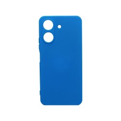 Silicone Case with Camera Shield for Xiaomi Redmi 13C/Poco C65 Blue Silicone Case with Camera Shield for Xiaomi Redmi 13C/Poco C65 Blue