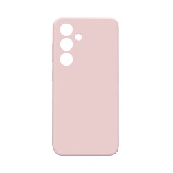 Capa de Silicone com Moldura de Câmera para Samsung Galaxy S24 Plus Rosa Capa de Silicone com Moldura de Câmera para Samsung Galaxy S24 Plus Rosa