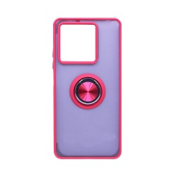 Case with Support Ring for Xiaomi Redmi Note 13 Pro Plus 5G Smoked Red Case with Support Ring for Xiaomi Redmi Note 13 Pro Plus 5G Smoked Red