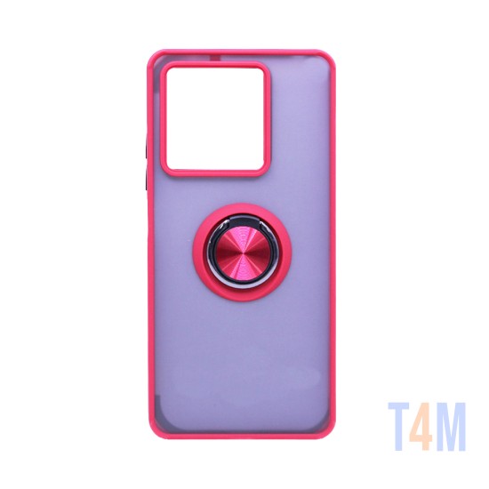 Case with Support Ring for Xiaomi Redmi Note 13 5G Smoked Red