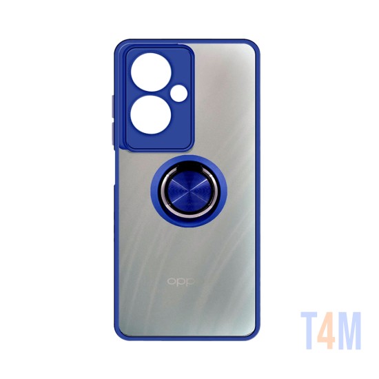 Case with Support Ring for Oppo A79 5G Smoked Blue