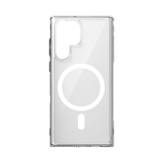 Magnetic Sillicone Case for Samsung Galaxy S25 Ultra Transparent