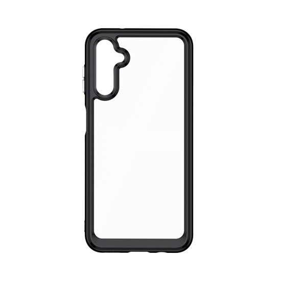 Transparent Silicone Case for Samsung Galaxy A55 5G Black Transparent Silicone Case for Samsung Galaxy A55 5G Black