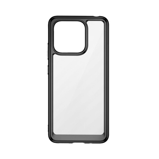 Transparent Silicone Case for Xiaomi Redmi Note 13 4G Black Transparent Silicone Case for Xiaomi Redmi Note 13 4G Black