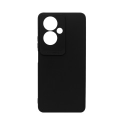 Funda de Silicona suave con Marco de Cámara para Oppo  A79 5G Negro